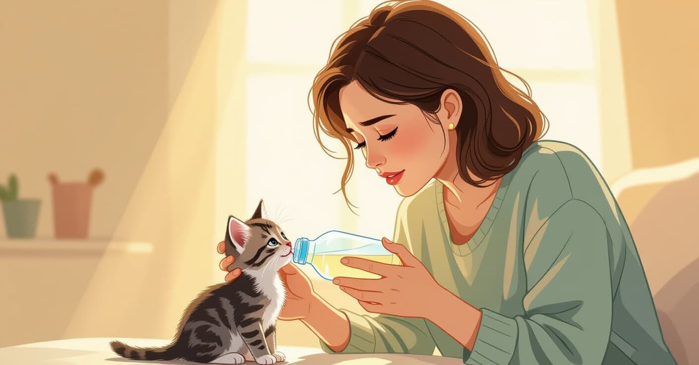 5つの致命的な哺乳瓶ミスと孤児子猫のミルク調整法