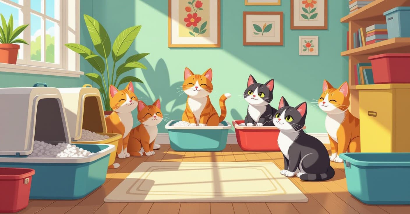 多頭飼いの家庭でもニオイゼロを実現する5つの猫トイレハック