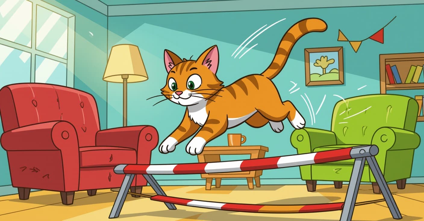 怠け猫をパルクールスターに変える7つのクリッカーチャレンジシーケンス