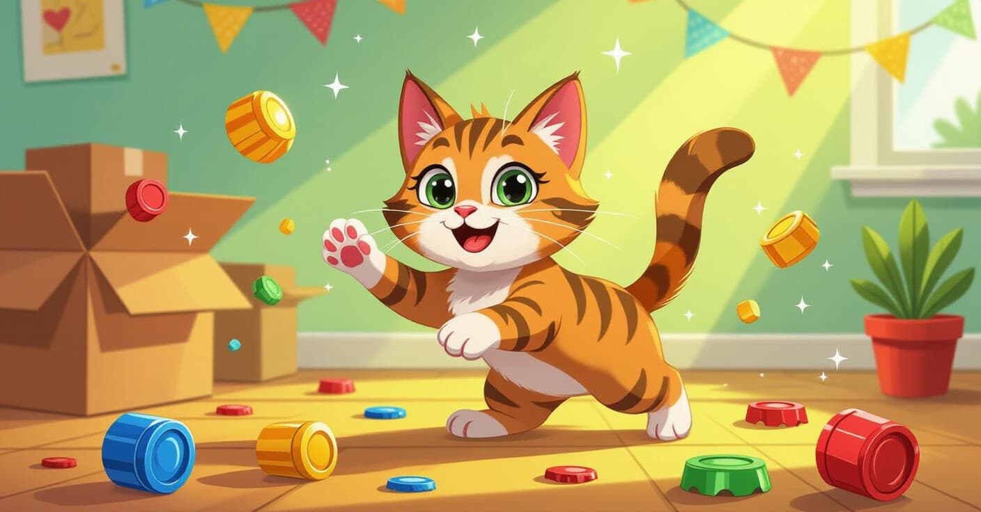 ごみを猫の遊びに変える7つのDIYキャットトイ