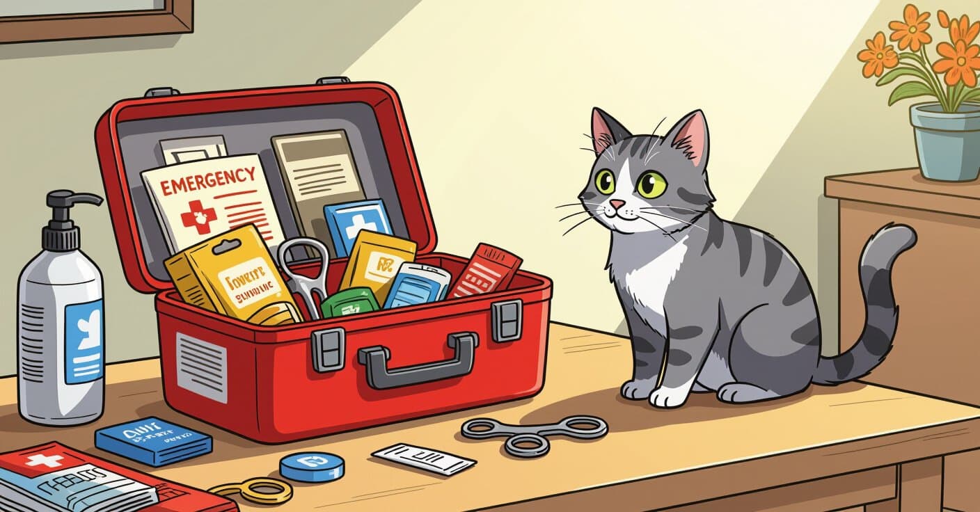 猫の緊急避難キットに必須の7アイテム