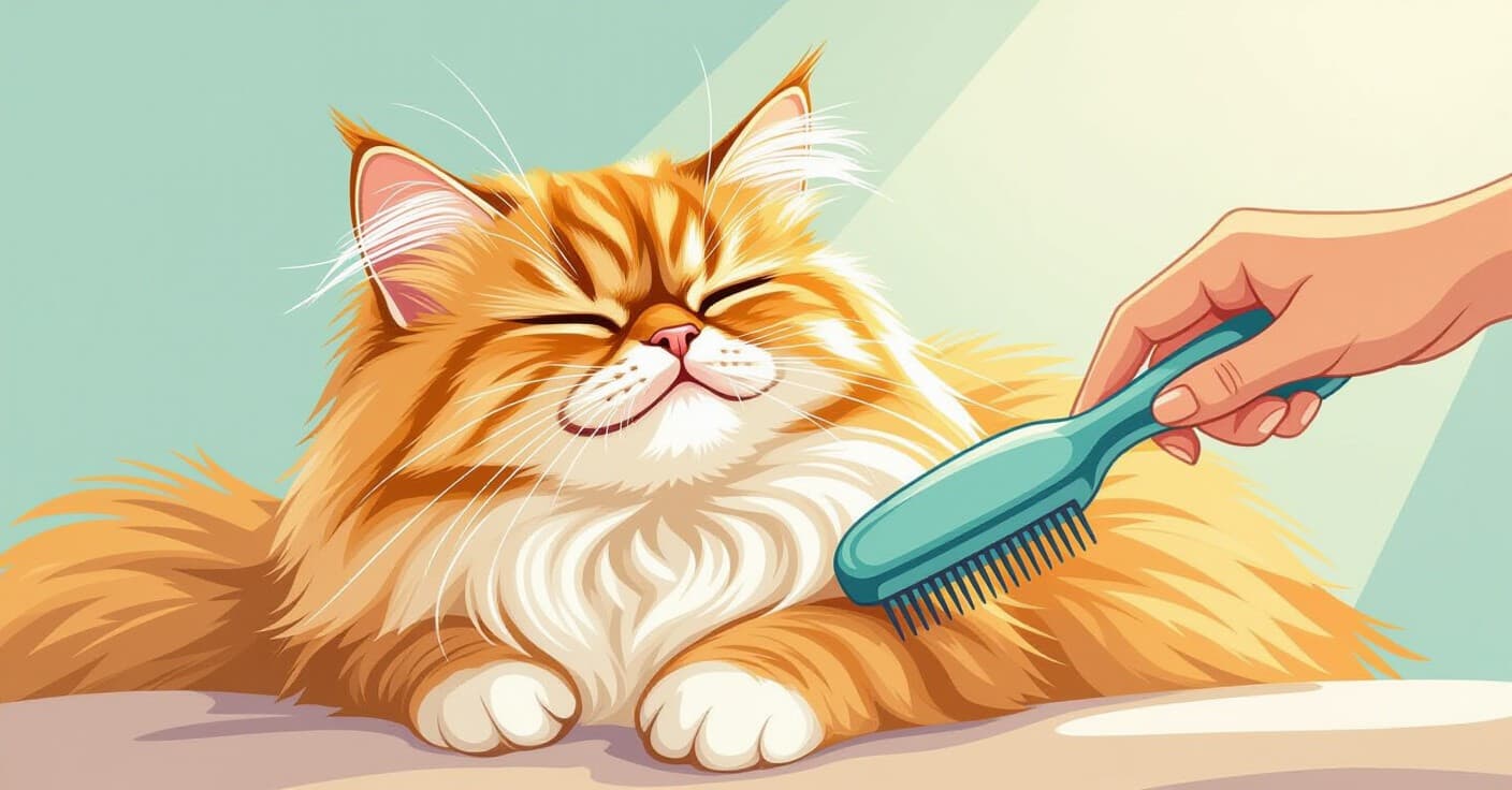 絡まりと毛玉を素早く解消する7つのペルシャ猫グルーミング術