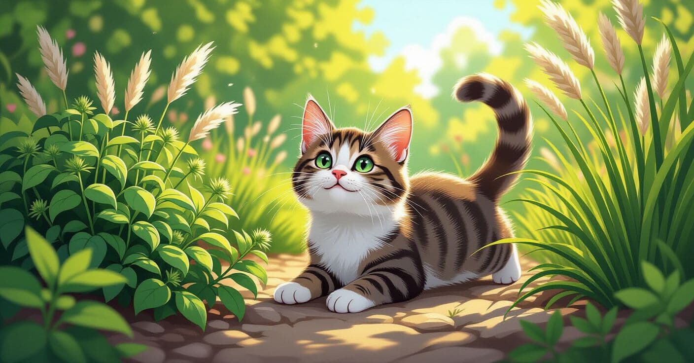 猫の遊び場に変わる！センサリーガーデンにおすすめの植物7選
