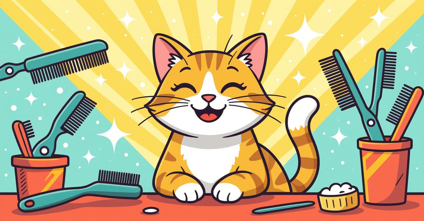 1週間で猫の抜け毛を90％削減する7つのお手入れツール