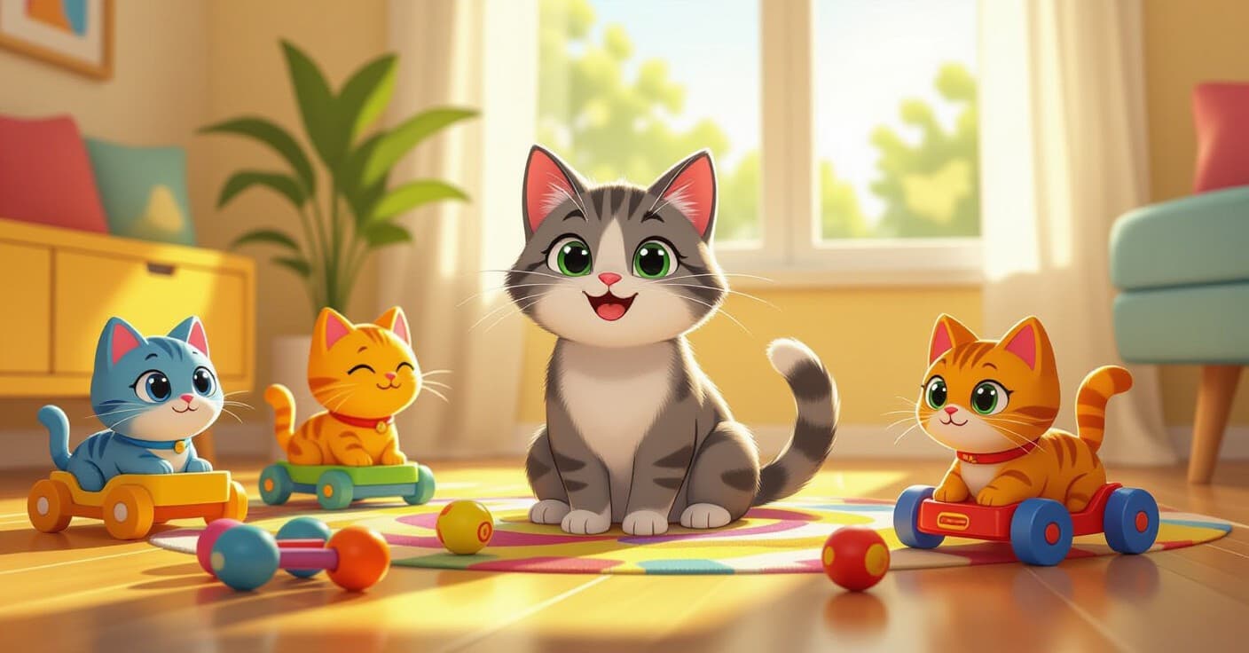 数週間も猫を満足させる7つのおもちゃローテーション法