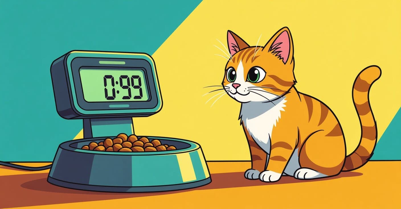 獣医が推奨する7つのタイマー：どんなボウルも猫の自動給餌器に変身