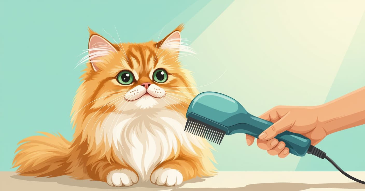 ペルシャ猫に最適なブラシ：2023年購入ガイド＆レビュー