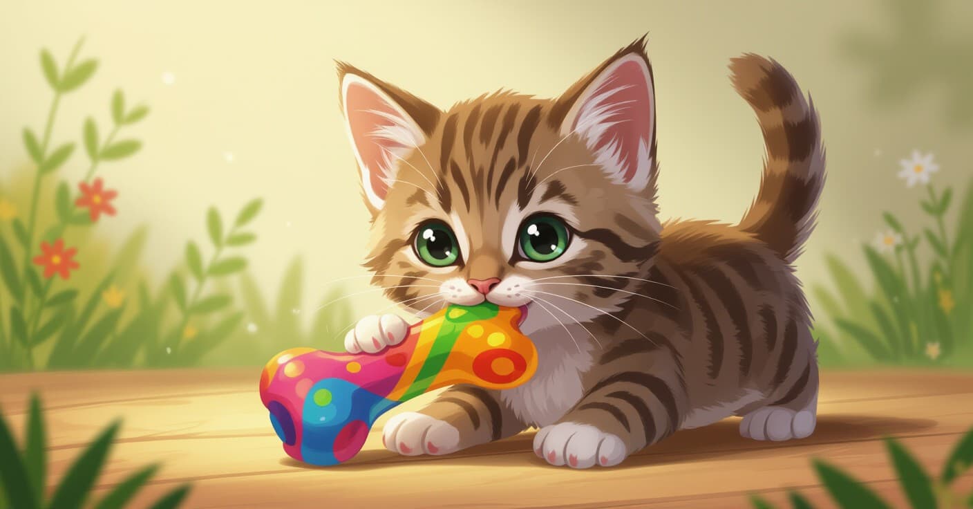 噛みつき抑制を教えるベストなおもちゃ：指を守り、子猫を救う