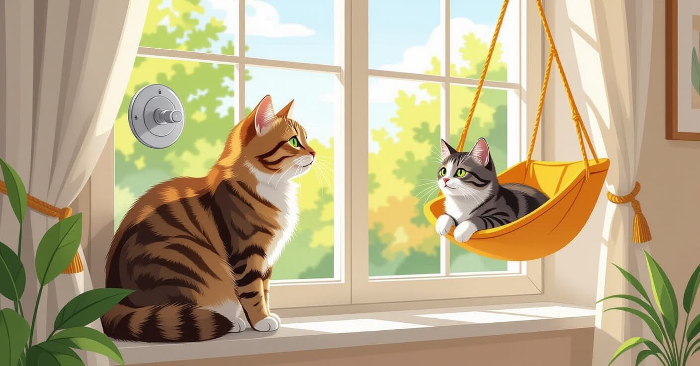 2024年ベスト猫窓際パーチ比較：吸盤式 vs 窓枠取り付け式 vs ハンモック式