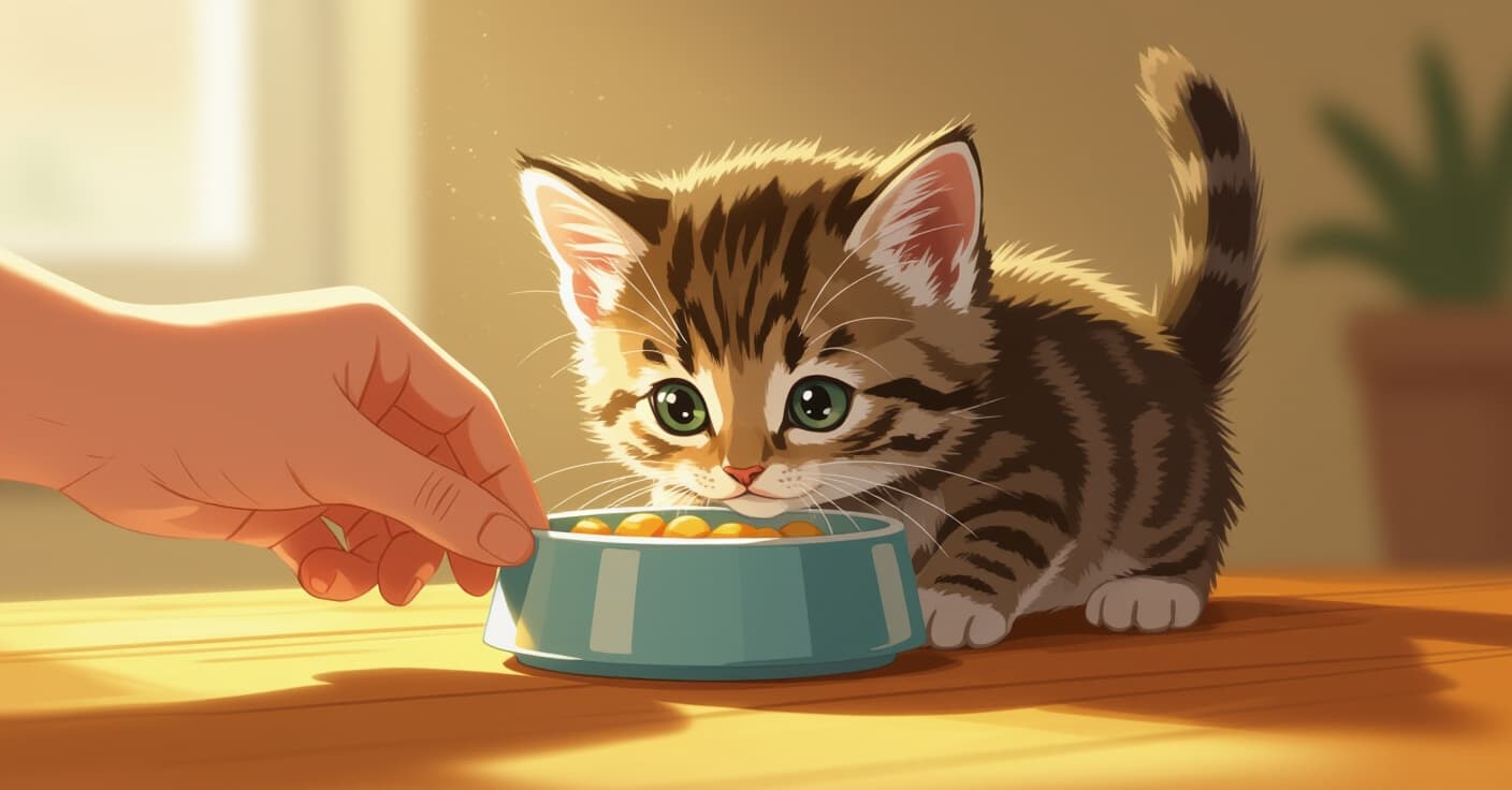 ボトルからお皿へ：ストレスフリーな子猫の離乳を5つの簡単ステップで