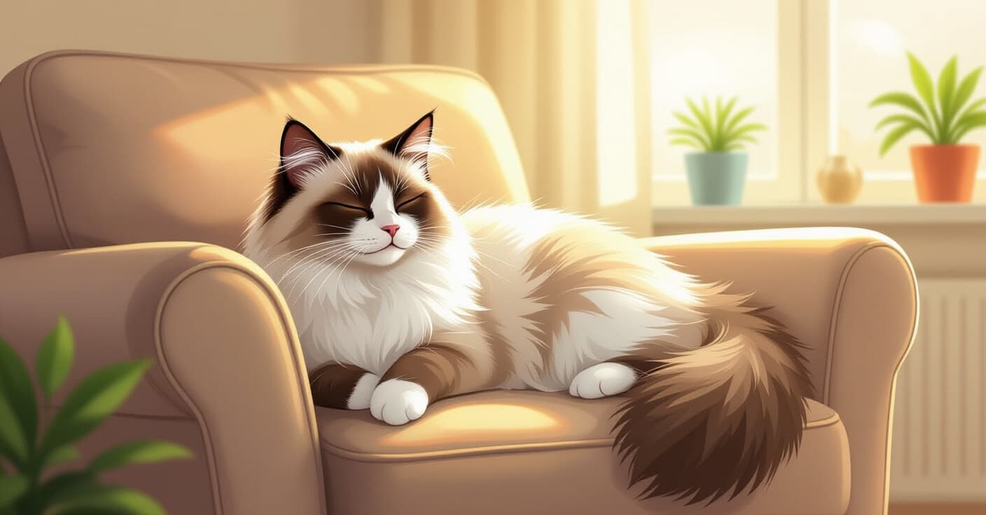 静かな家にぴったりの相棒：ラグドールの気質がもたらす平穏な暮らし