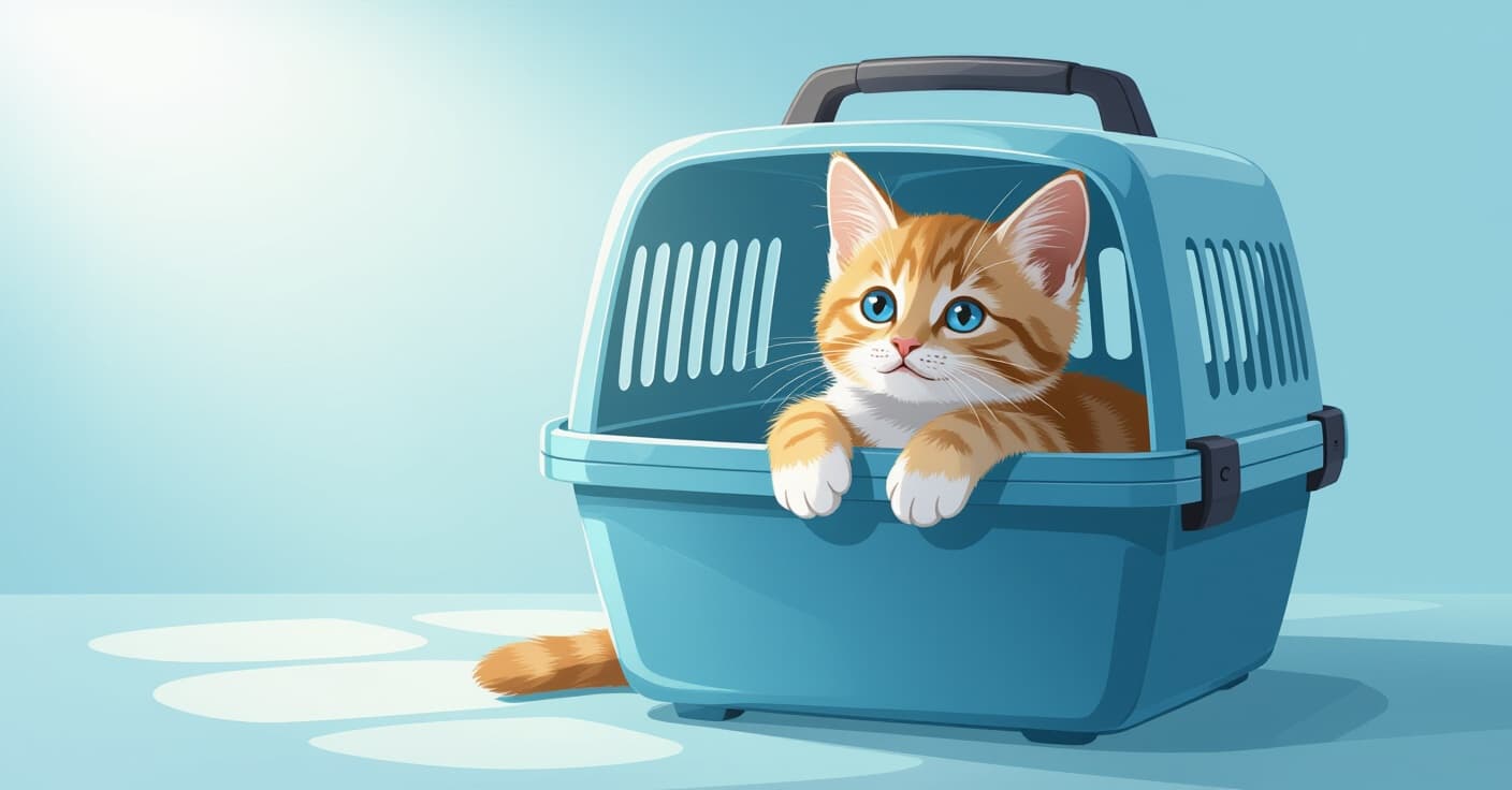 子猫の初めての動物病院を鎮静レベルでリラックスさせるフェロモンのコツ