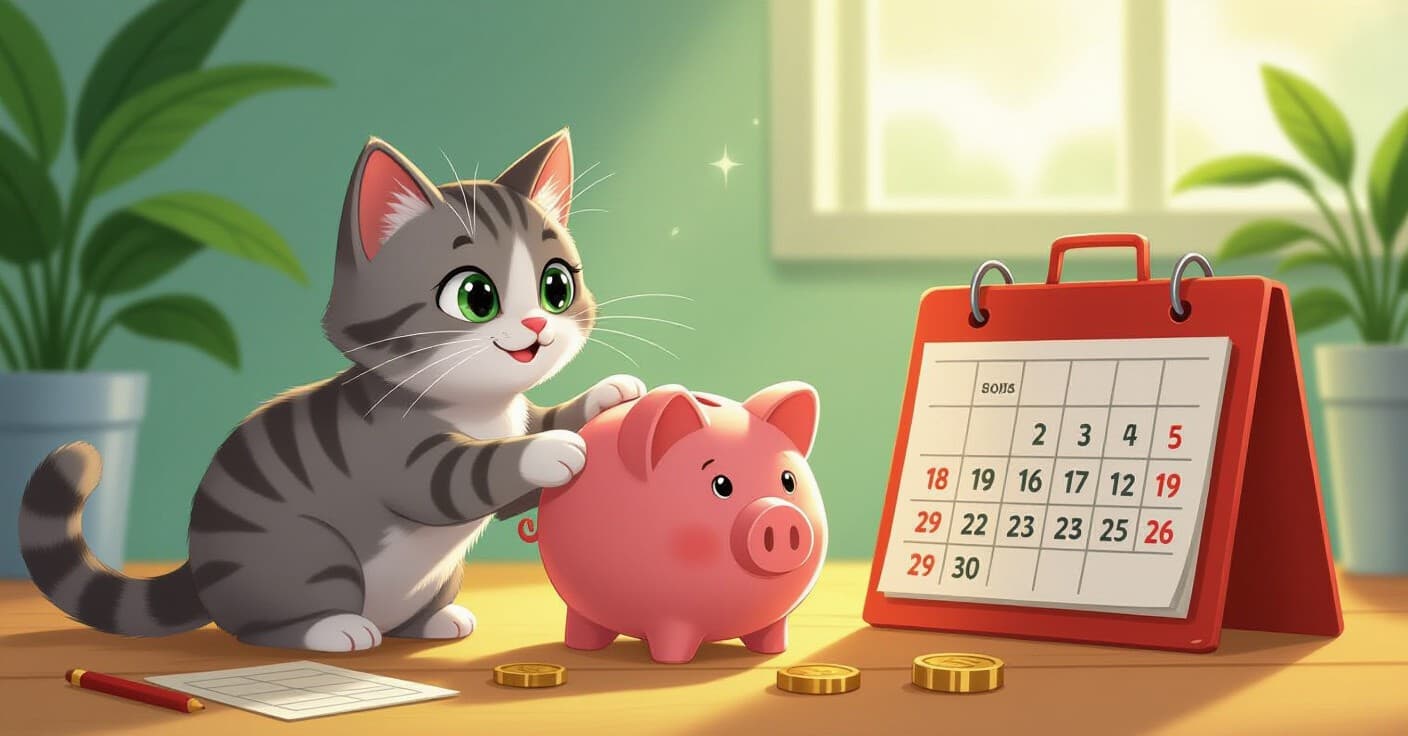 DIY猫の健康基金：獣医の負債を上回る月次予防予算