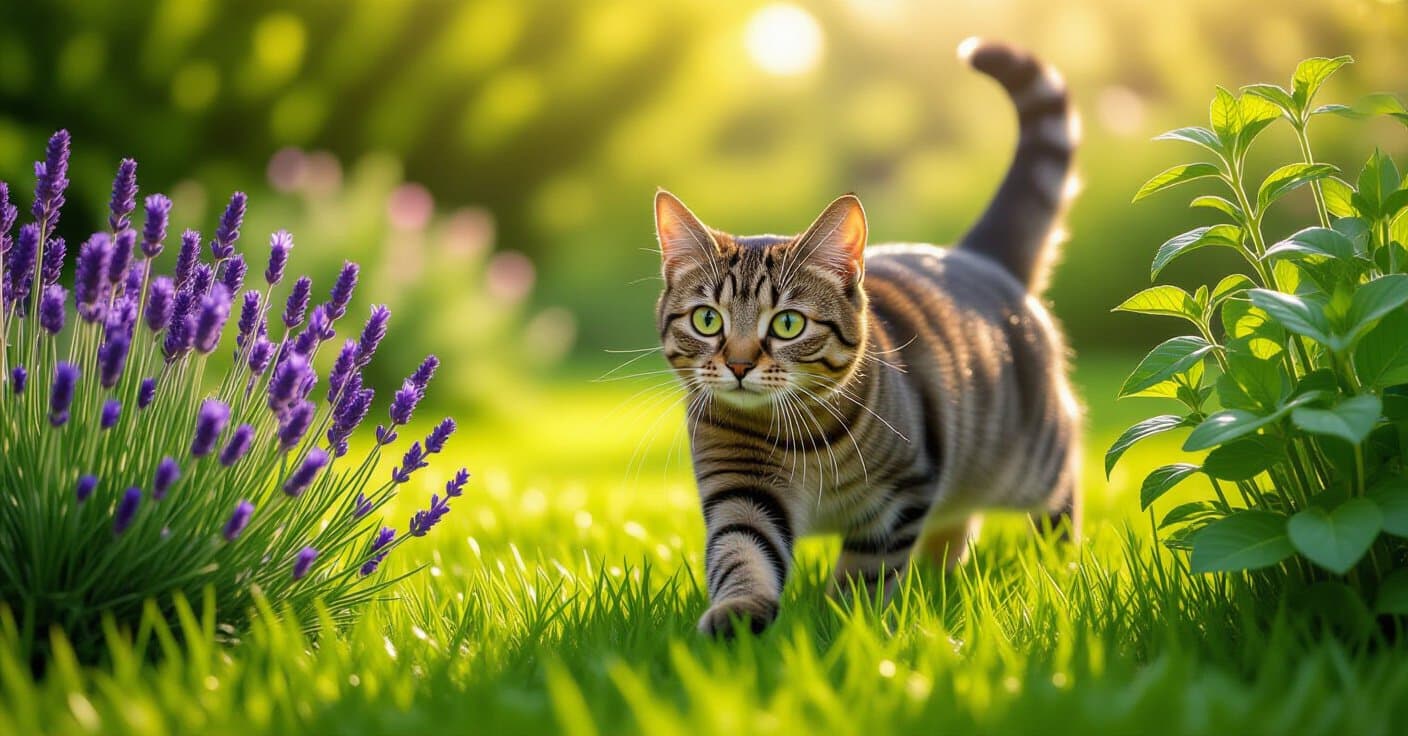 ノミのいない庭をDIY：獣医が教える猫を自然に守るコツ