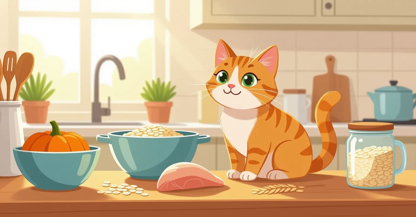 手作り低アレルギー猫用おやつ：材料5つ、かゆみゼロ