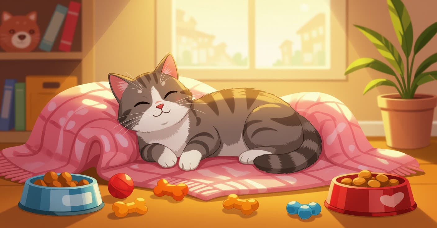 DIY検疫準備：海外での法定隔離中に猫を快適に保つ方法