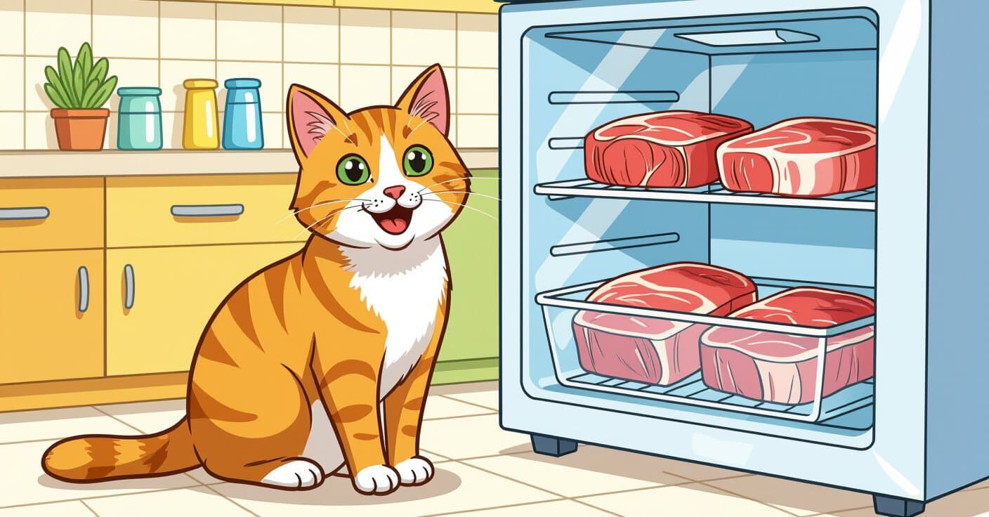 猫の手作り生食：寄生虫を殺す凍結・解凍のコツ