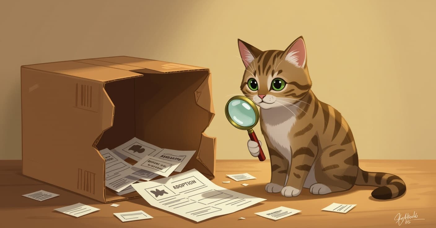 保護猫の秘密の過去を解き明かす：シェルターの書類に隠された7つの手がかり