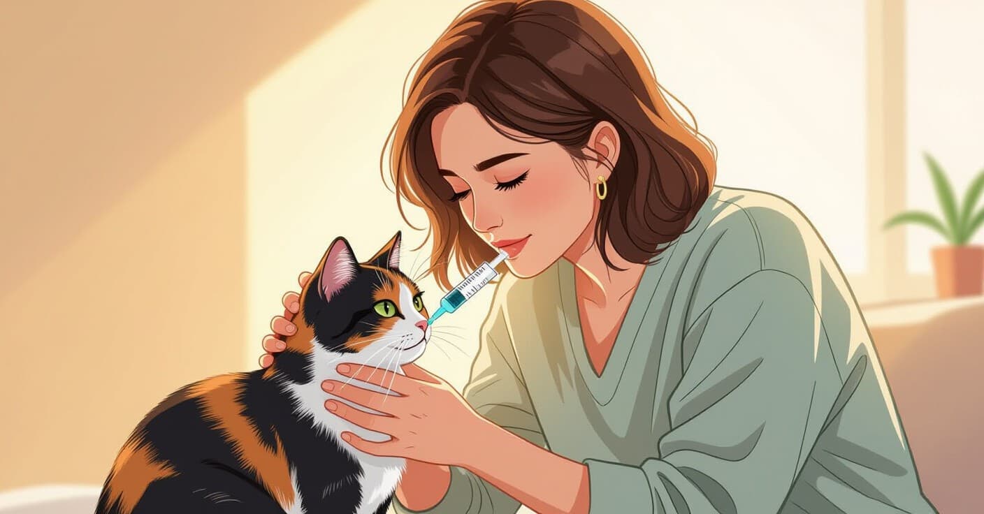 緊急時の猫の水分補給：獣医が共有しないシリンジテクニック