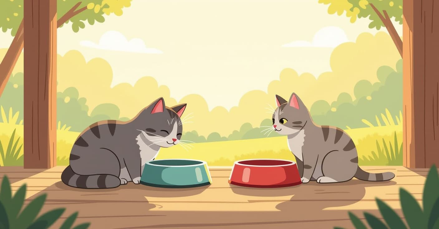 ボウルのいじめっ子から平和な食事へ：餌場分離のコツ