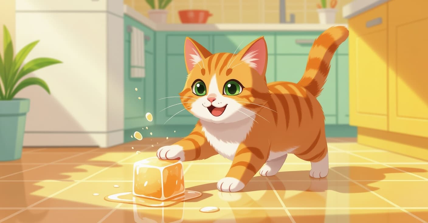 脱水から潤いへ：猫が大好きな手作りボーンブロス氷キューブ