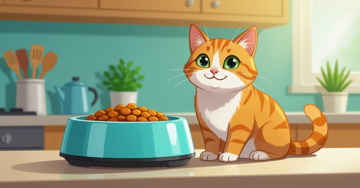 ぽっちゃり猫から引き締まった猫へ：猫用ベスト給餌量管理ボウル