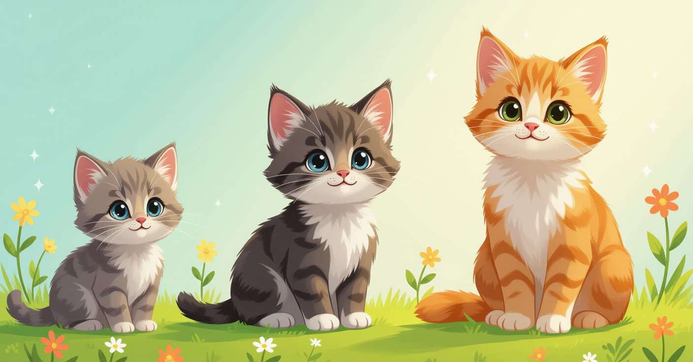 ふわふわの子猫から成猫へ：獣医が推奨する週ごとの成長記録表