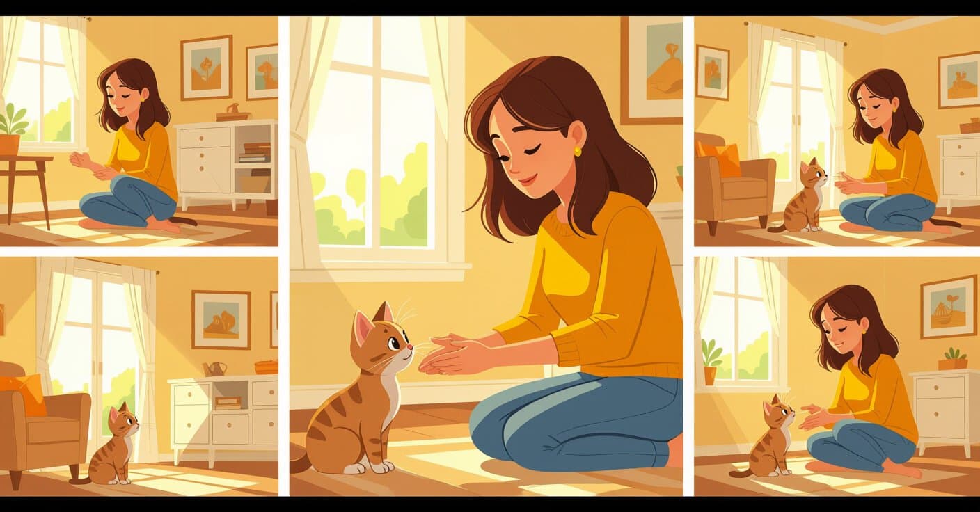 ゲートから友好へ：獣医が推奨する部屋ごとの猫の紹介タイムライン