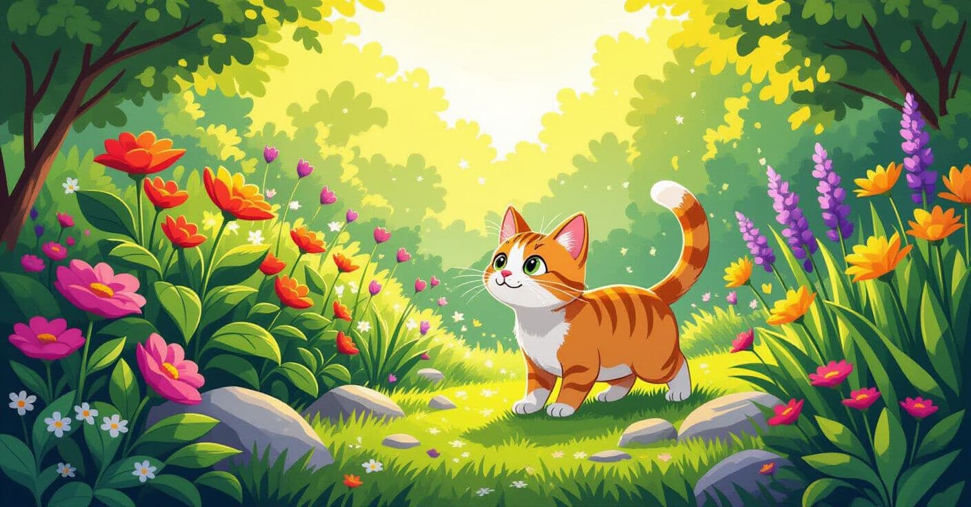 芝生からズーミーへ：48時間で作る猫に安全なセンサリーガーデン