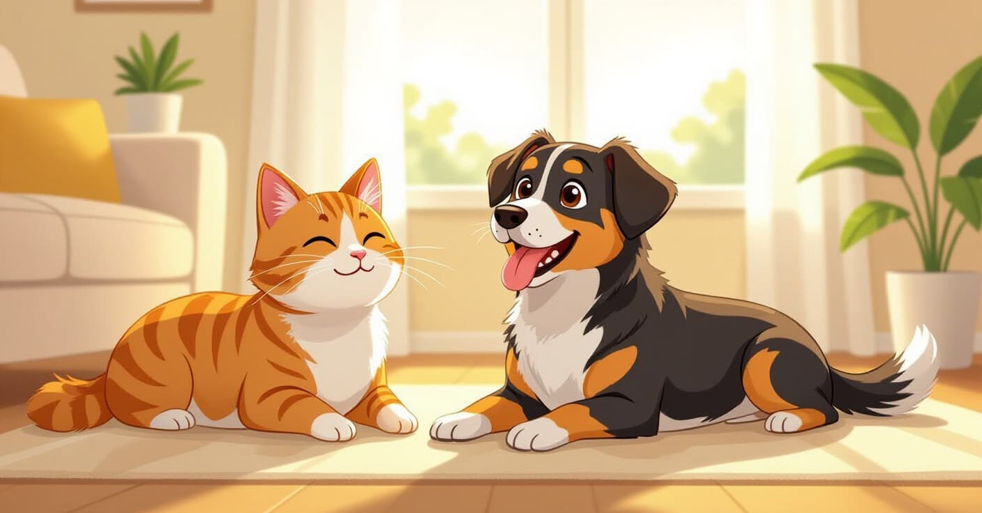 ハスからハーモニーへ：部屋ごとの猫仲介ブループリント