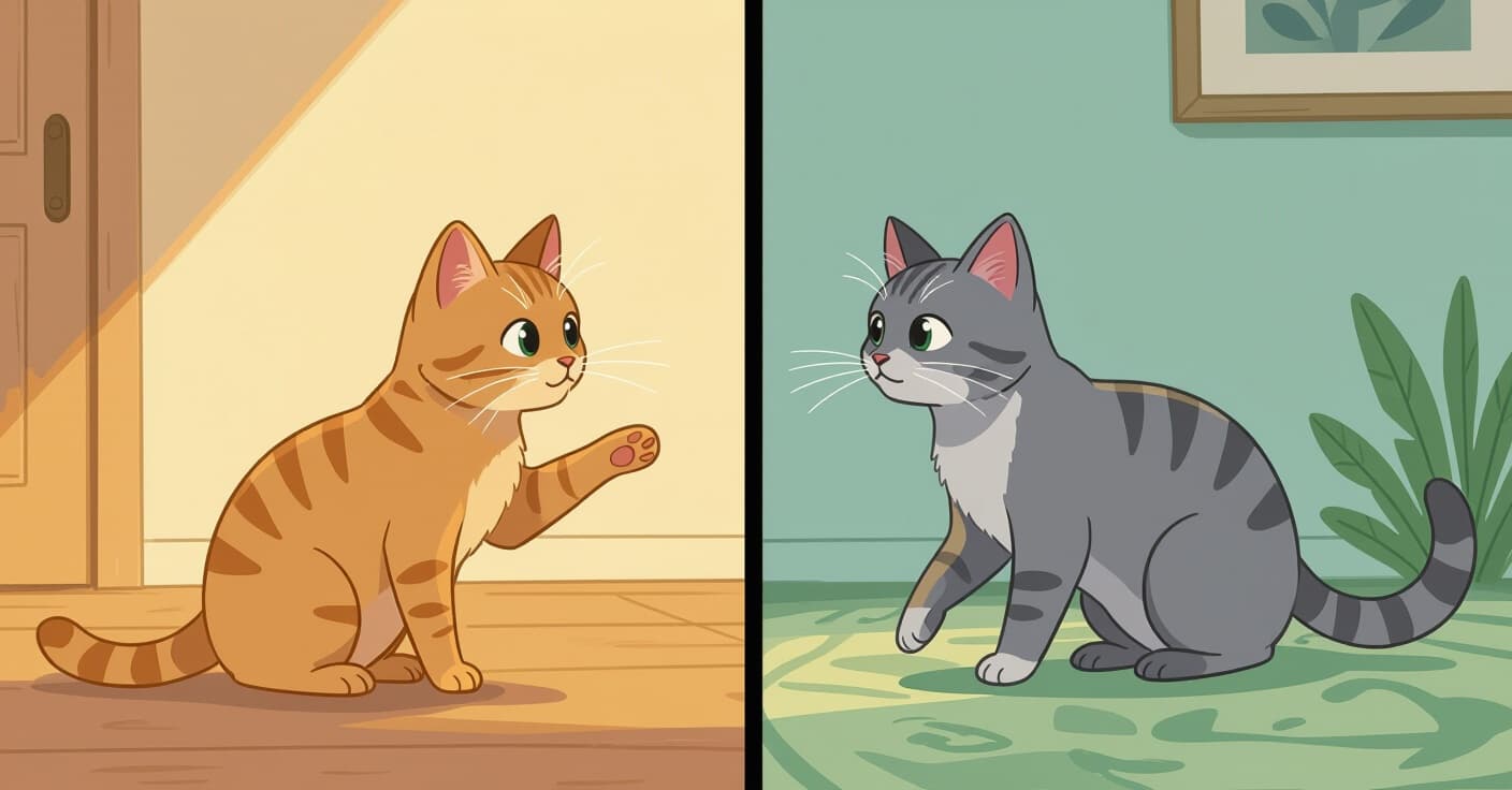 威嚇からハグへ：猫同士の仲介を早く成功させるタイムライン