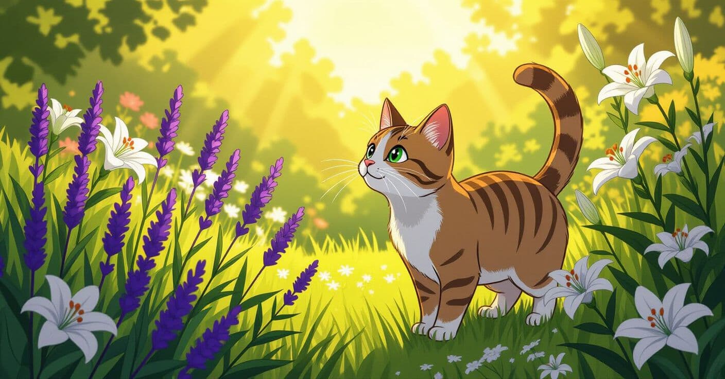 ユリからラベンダーへ：有毒植物を猫に安全な美しい植物に交換しましょう