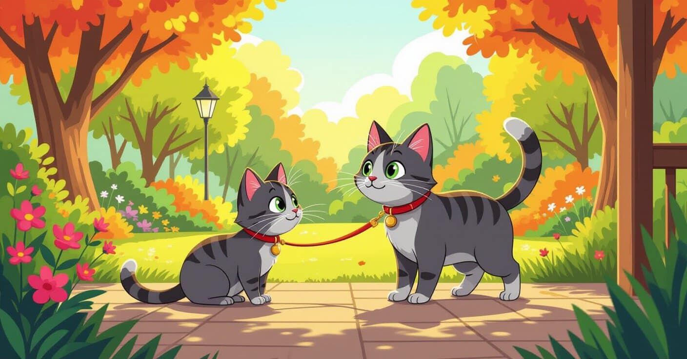 パティオから公園へ：州ごとに知っておくべき猫のリード規則
