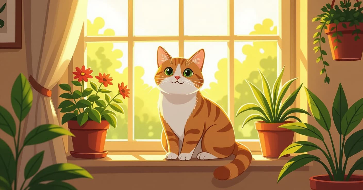 窓枠から興奮へ：10分でできる猫の窓辺席アップグレード