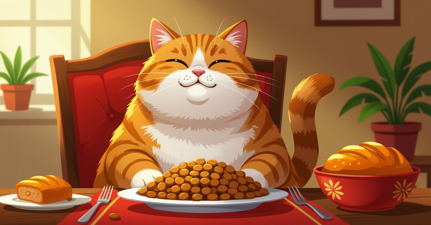 痩せた老猫を元気に：高カロリーシニアキャットフードの選び方