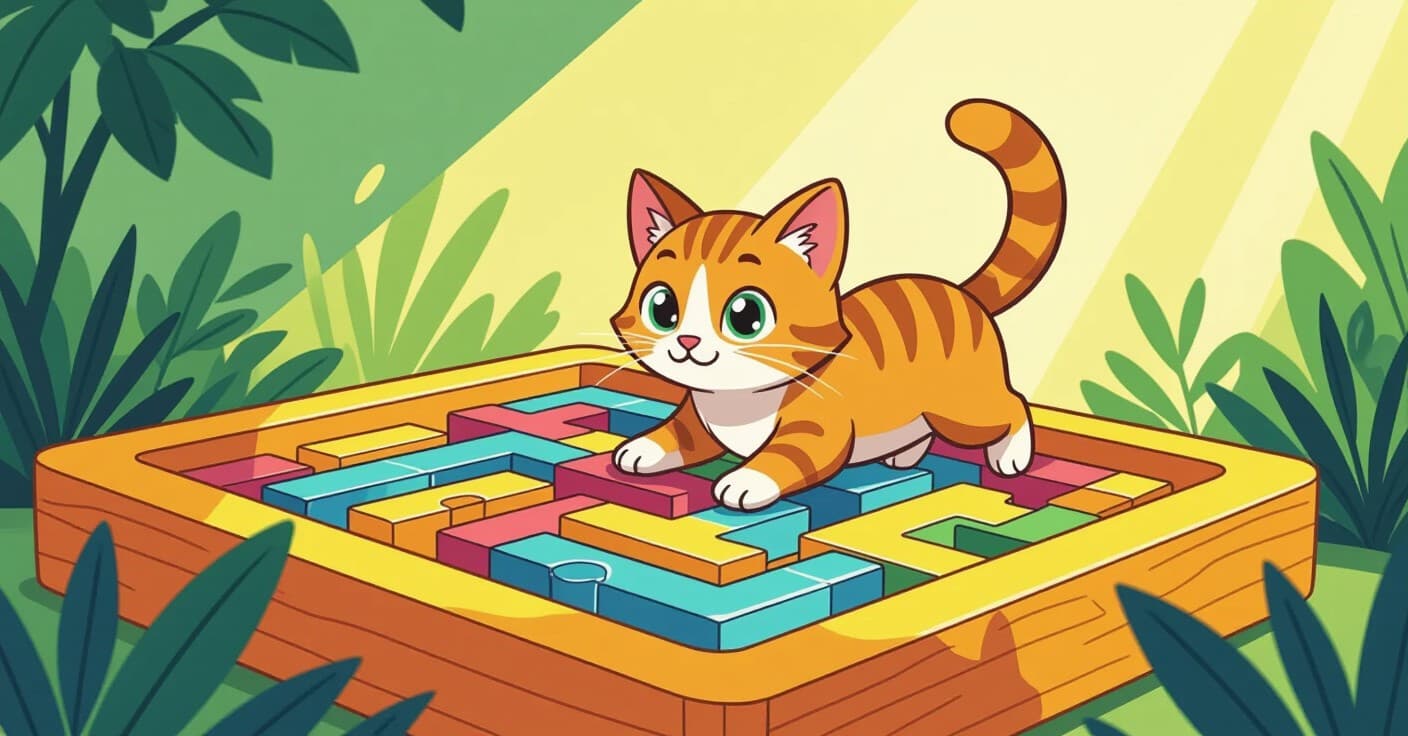 インタラクティブフィーダーメイズ：今日から愛猫のカロリーを20％カット