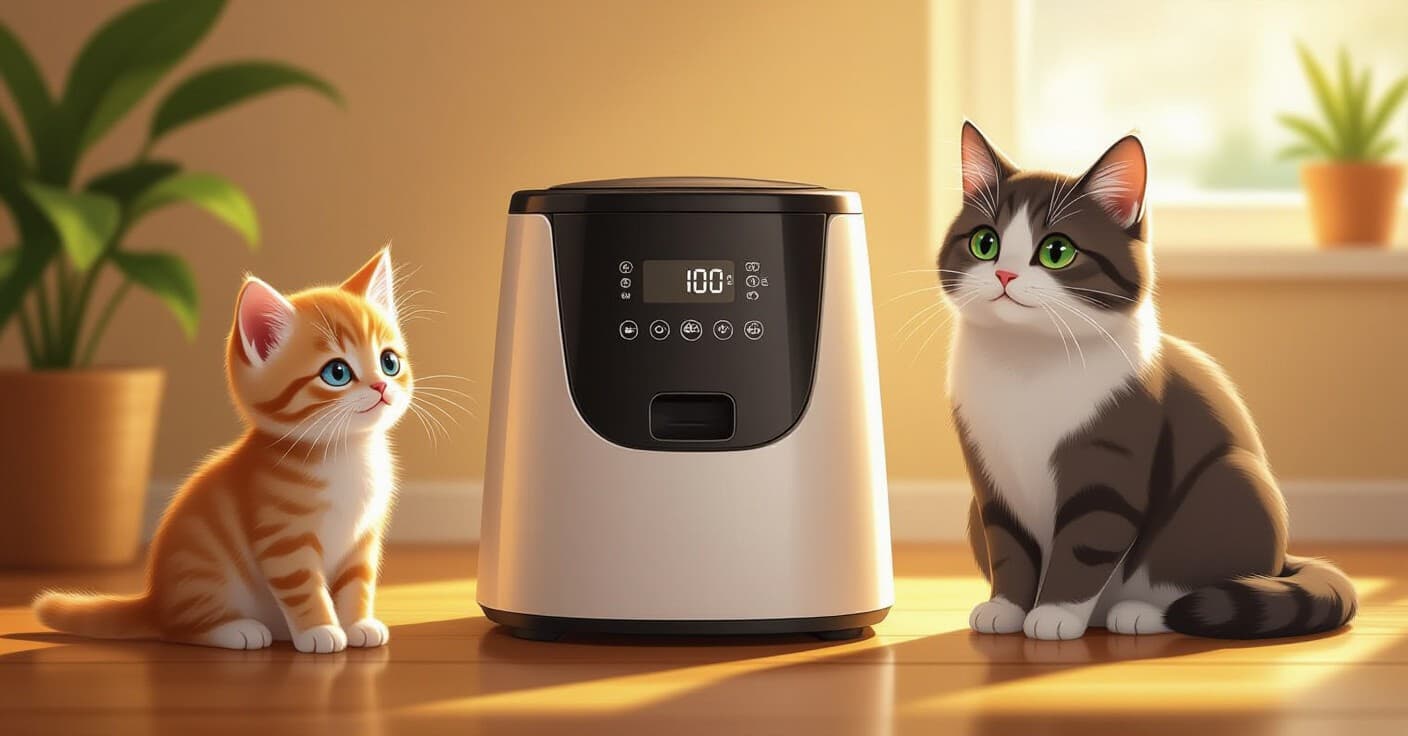 子猫からシニアまで：自動給餌器の完璧な給餌スケジュール解説