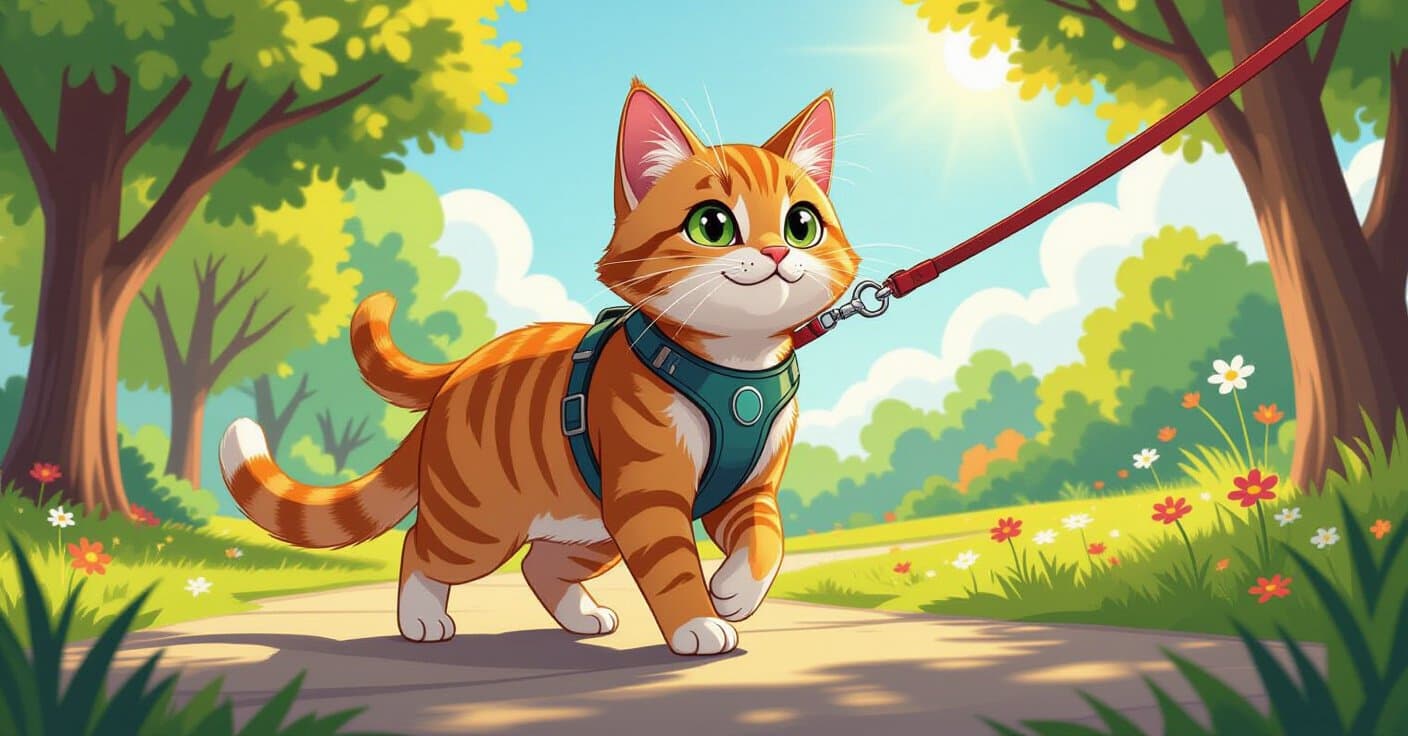 7日間で猫をリードトレーニング：獣医推奨のハーネス活用術
