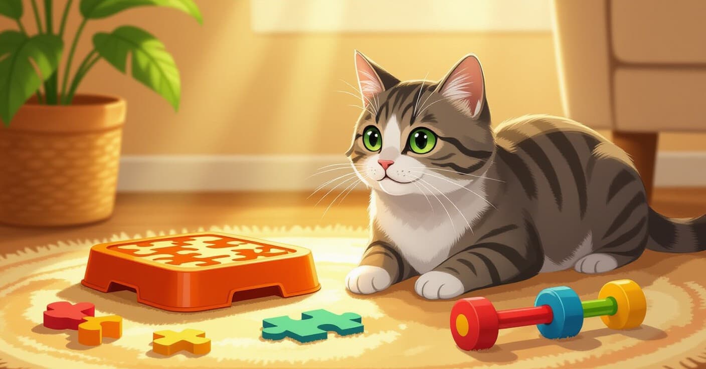 パズルフィーダー vs プレイセラピー：老猫の脳活性化に最適な方法を比較