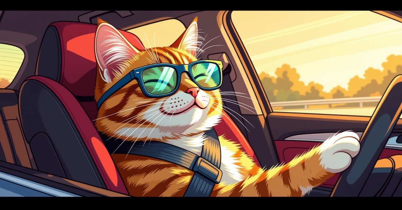 鎮静か投薬か？猫の長距離車移動における乗り物酔い対策