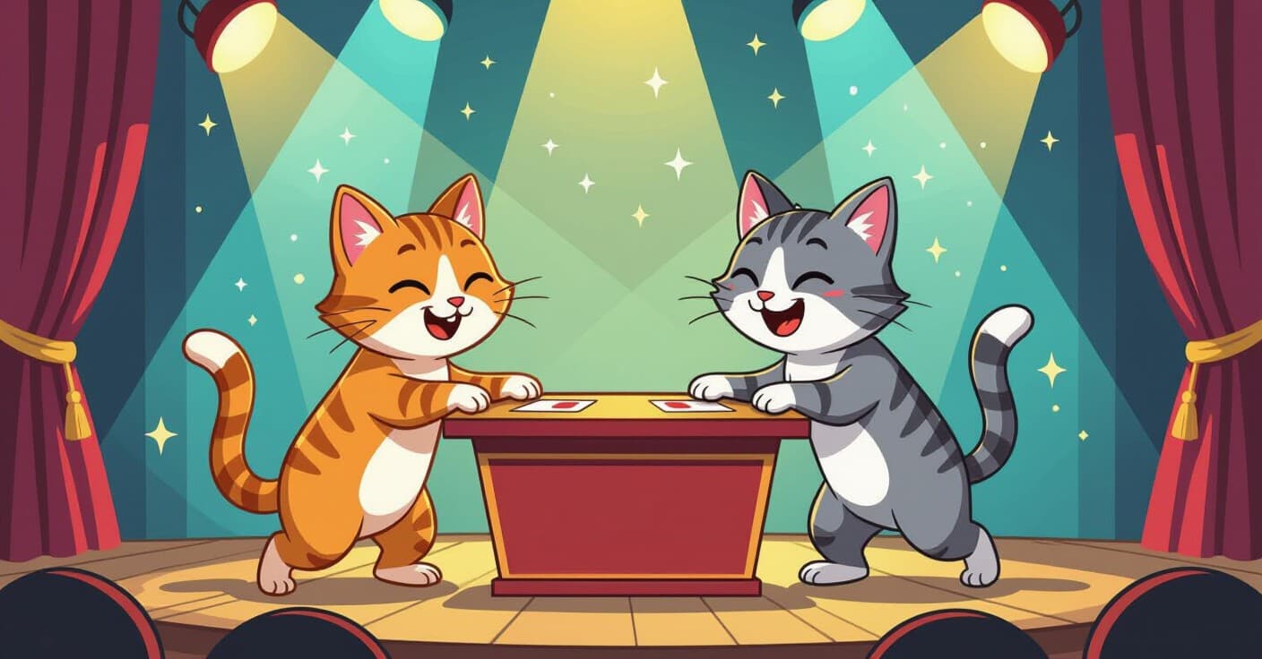 シェルタークイズ対決：猫の審査質問を比較して完ぺきな相性を見つけよう