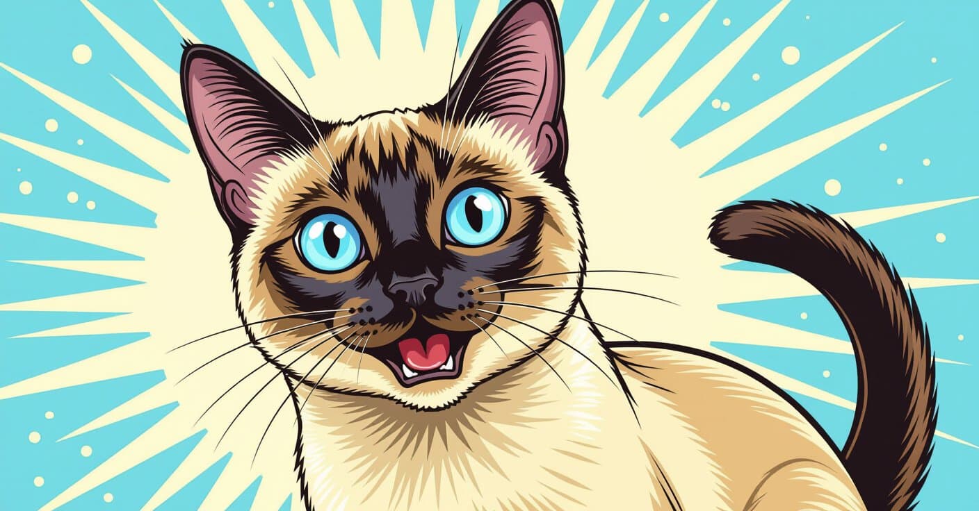 シャム猫のおしゃべり：獣医が解説する7つのユニークな行動