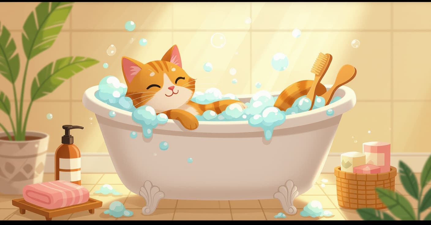 猫のストレス90%カット！究極のお風呂グッズで沈むか浮かぶか？