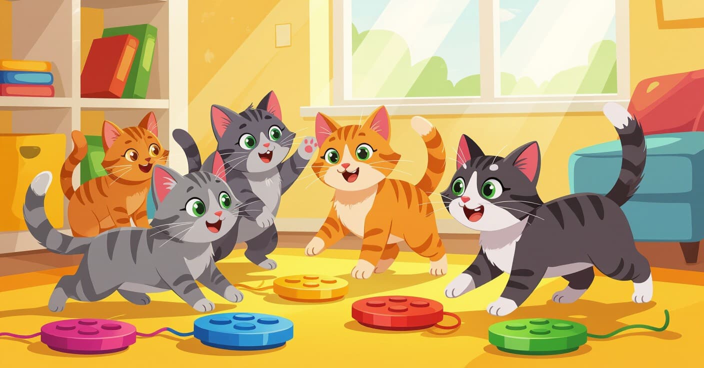 退屈による猫パンチを防ぐ：多頭飼いプレイルームのための高度なクリッカー連鎖法