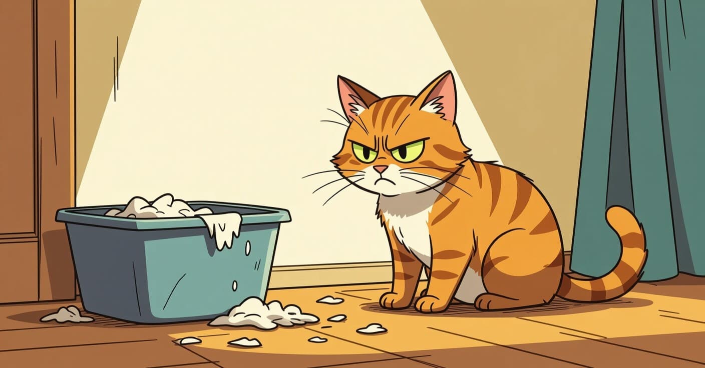 猫のトイレトレーニングを失敗させる5つの間違い