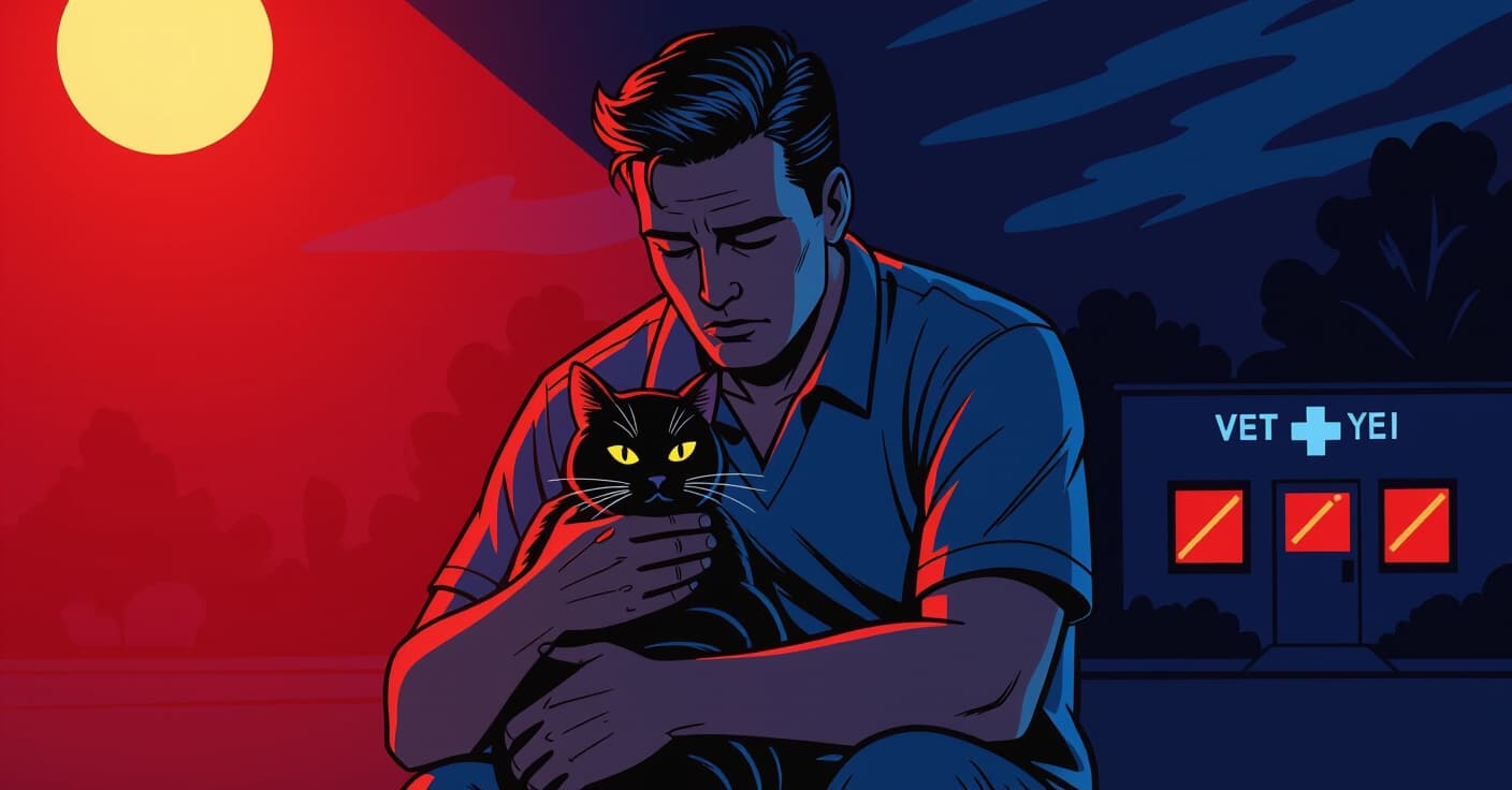 獣医師公認：真夜中3時に動物病院に連絡すべき5つの猫の緊急症状