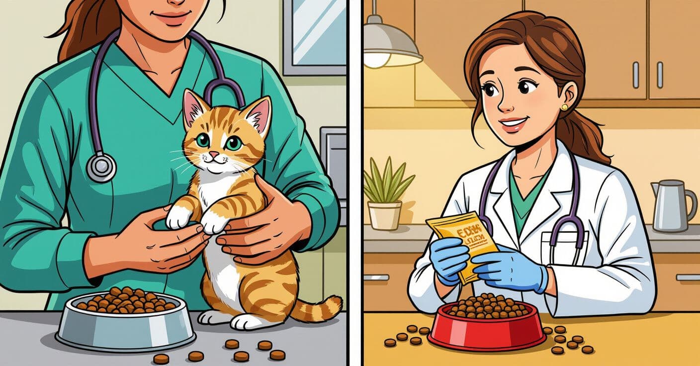 ウェット vs ドライ：獣医が推奨する子猫の離乳に最適な最初の食事